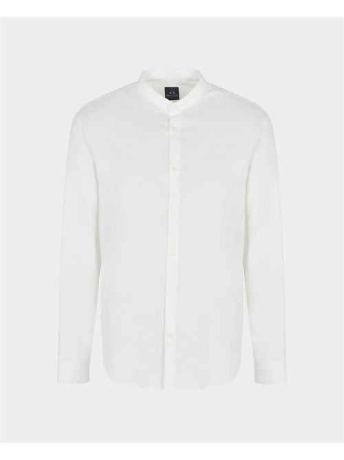 Chemise en coton à manches longues Armani Exchange